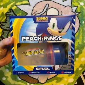 Gfuel Sonic Peach Rings Collector (NO TUB)